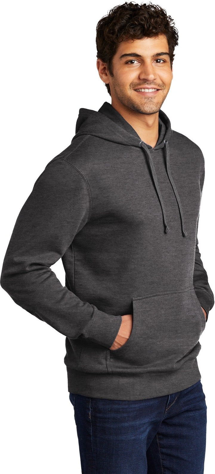 Ht Charcoal District V.I.T. Fleece Hoodie DT6100