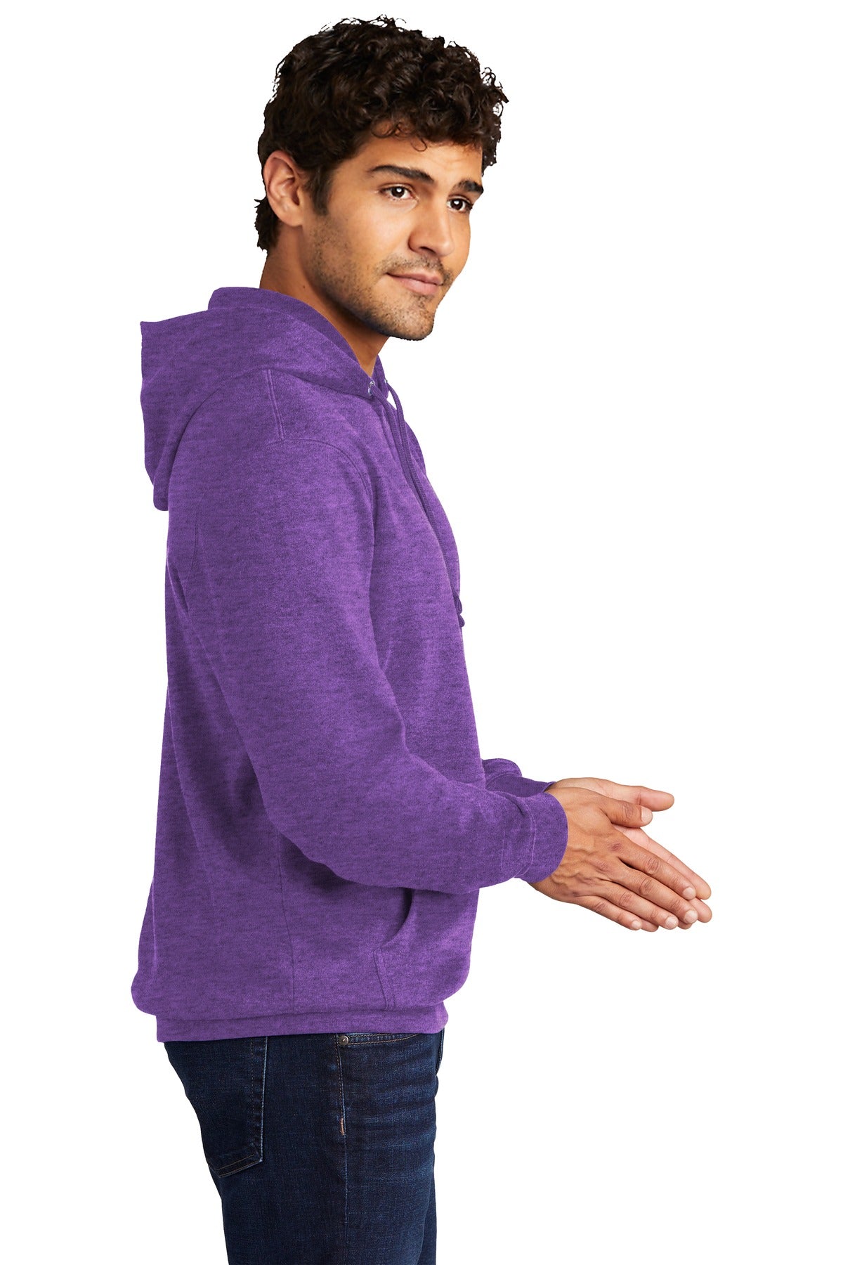 Ht Purple District V.I.T. Fleece Hoodie DT6100