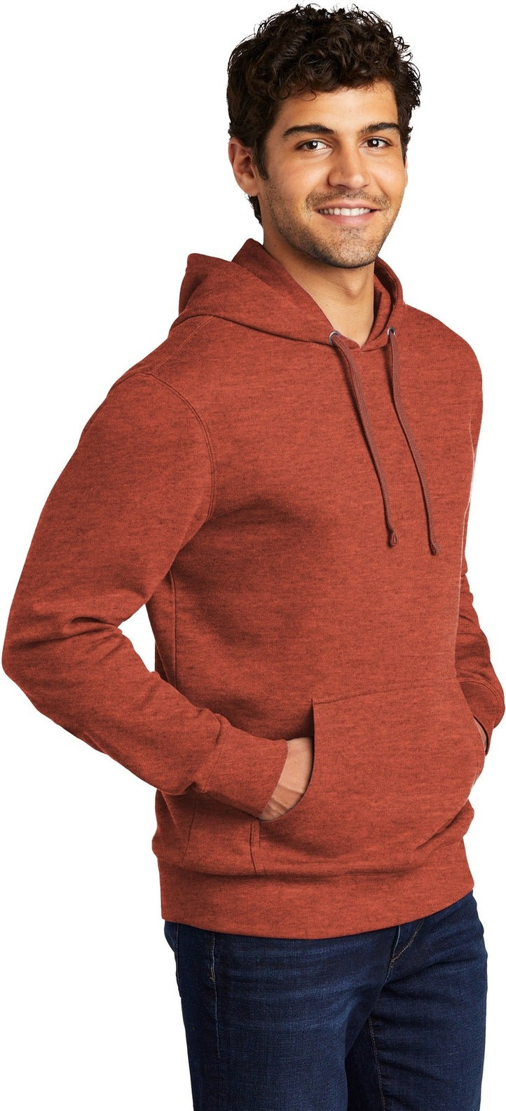 Ht Russet District V.I.T. Fleece Hoodie DT6100