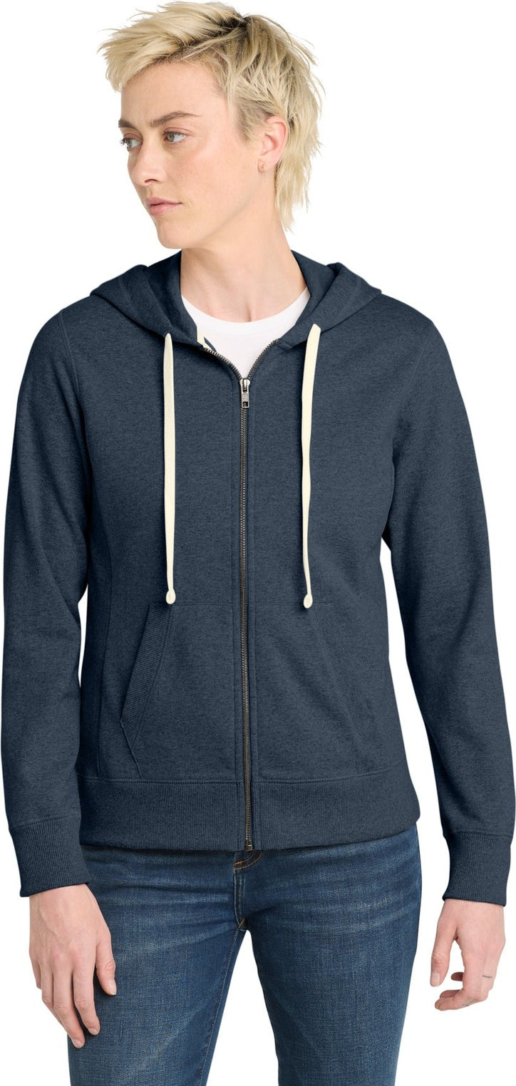 HtdNavy District Women's Re-Fleece Full-Zip Hoodie DT8103