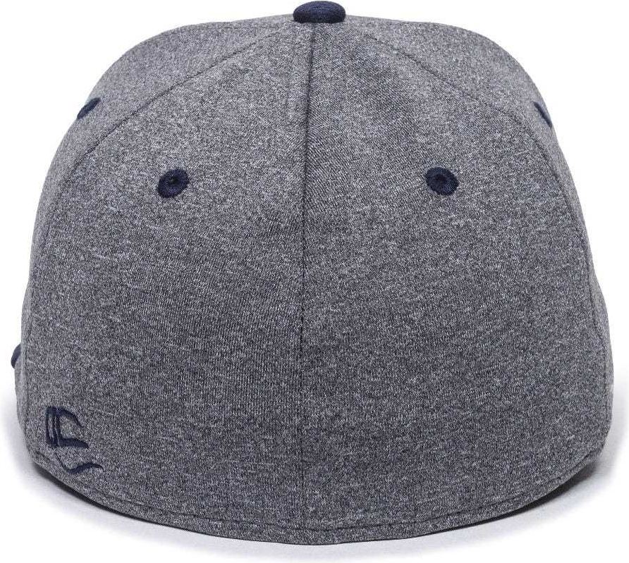 Oc Sports Hth25 Flexible Fitting Cap - Heathered Gray Navy - Dark / 6 3/8’’ - 3/4’’