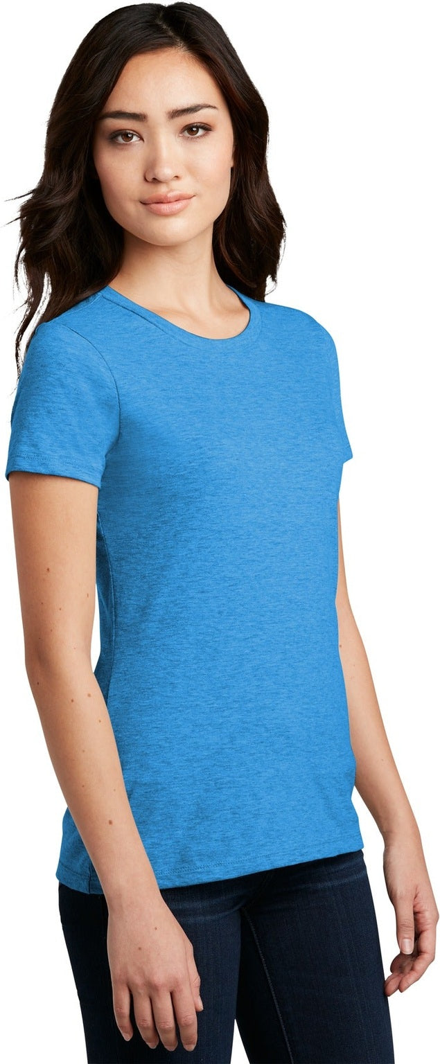 Hthr Brt Turqu District Women's Perfect Blend CVC Tee. DM108L