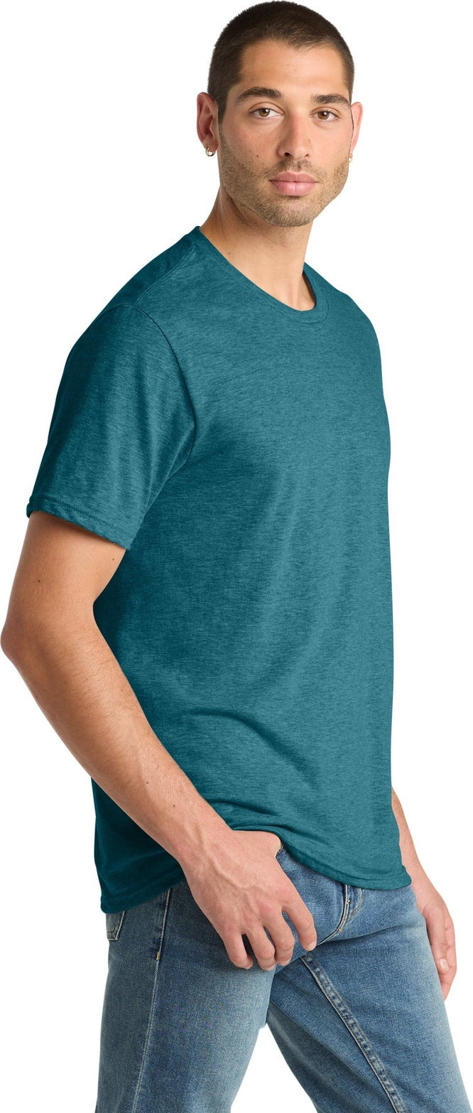 Hthr Teal District Perfect Blend CVC Tee. DM108