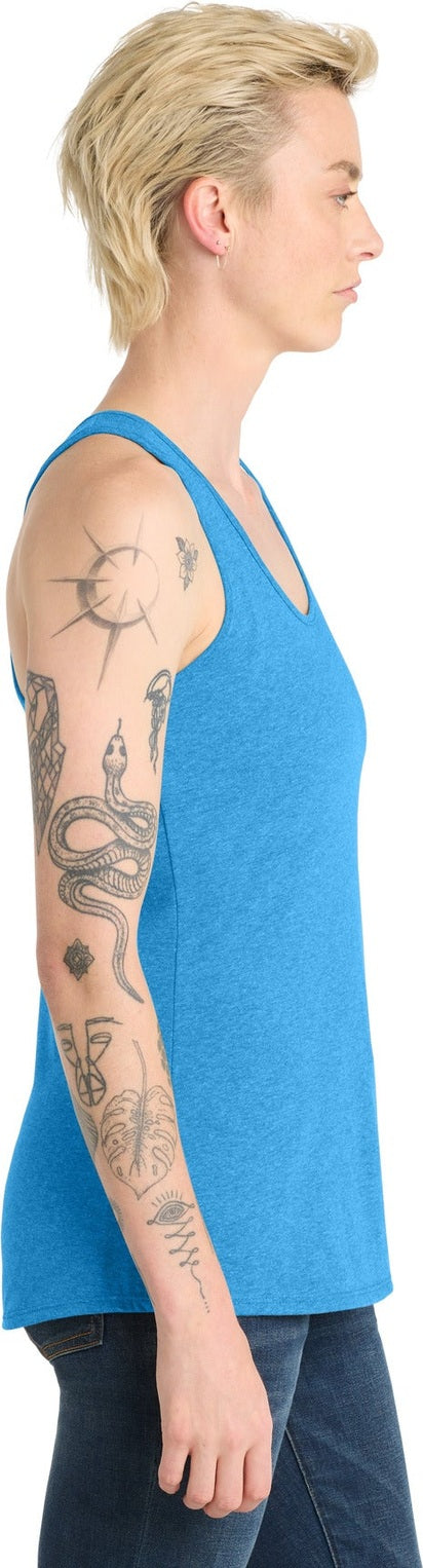 Hthrd Brt Turq District Women's V.I.T. Racerback Tank DT6302