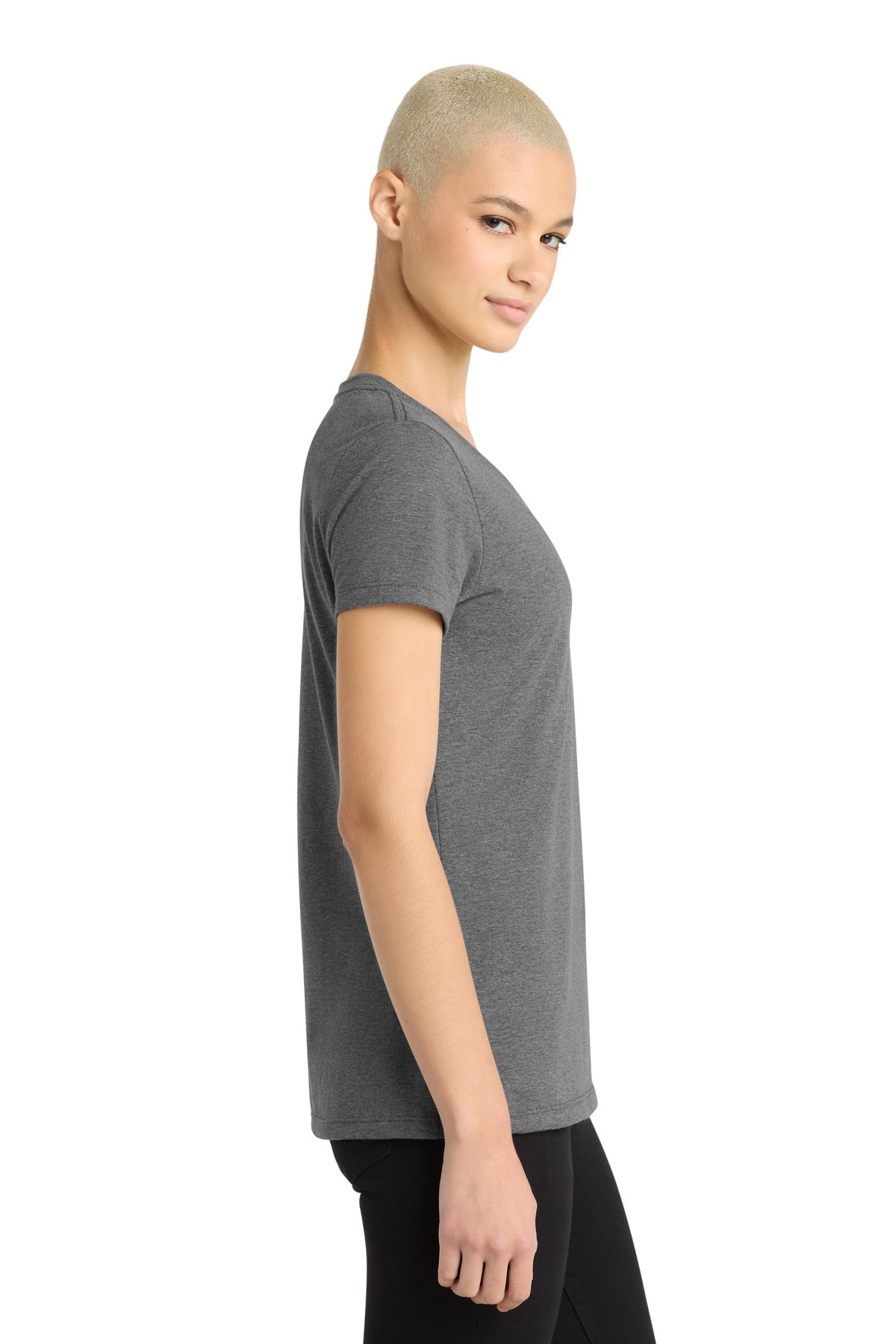 Hthrd Nickel District - Women's Perfect Weight V-Neck Tee. DM1170L