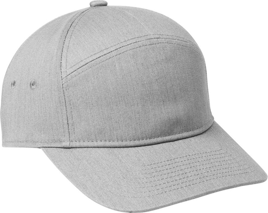 HthrGrey Port Authority 7-Panel Cap C964