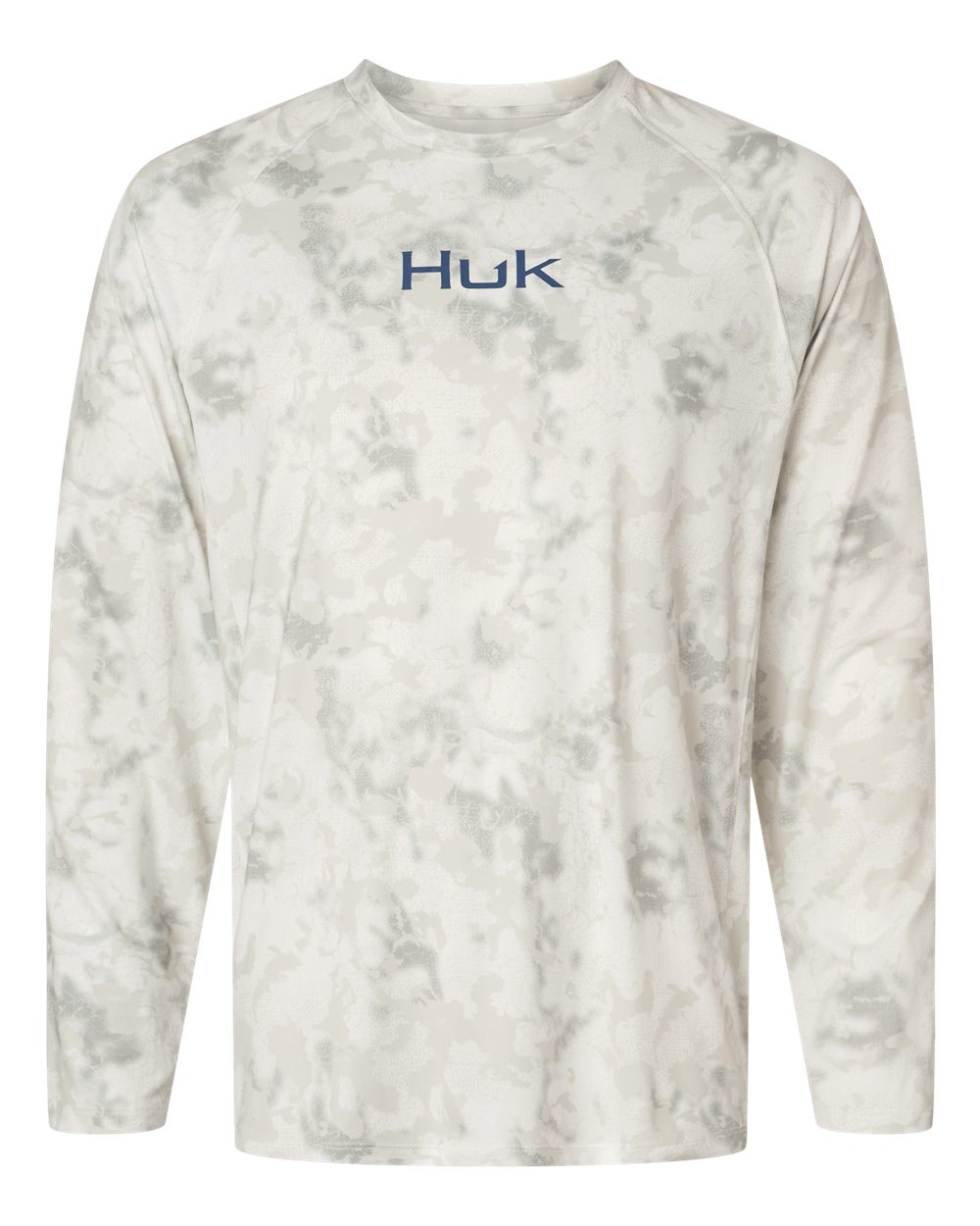 Huk H1200718 Men’s Airweight Ks Printed Crewneck Pullover - Egret
