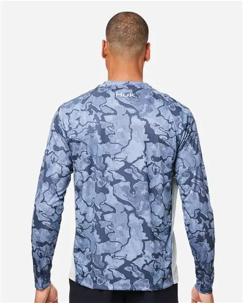 Huk H12l003 Lopro Camo Long Sleeve T-shirt - Erie