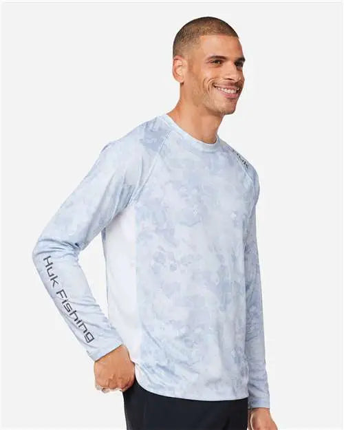 Huk H12l003 Lopro Camo Long Sleeve T-shirt - Kenai