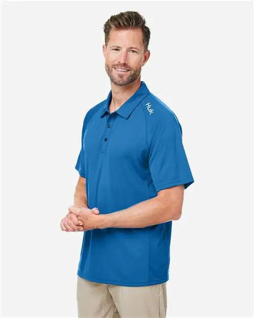 Huk H12l005 Lopro Solid Performance Polo - Set Sail