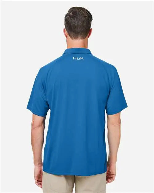 Huk H12l005 Lopro Solid Performance Polo - Set Sail