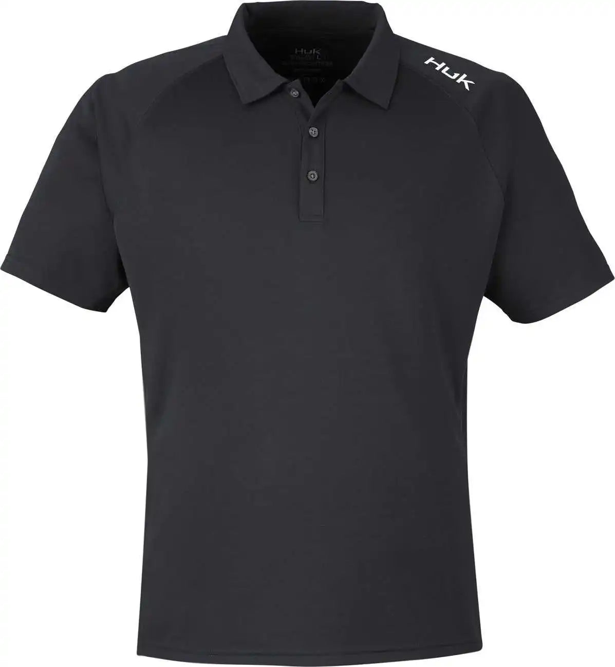 Huk H12l005 Men’s Lopro Solid Performance Polo - Black