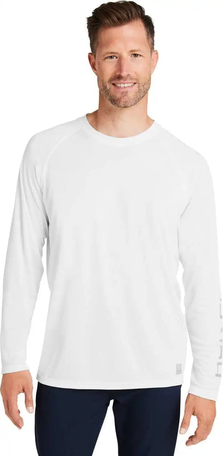 Huk H12l009 Men’s Pursuit Long Sleeve t Shirt White