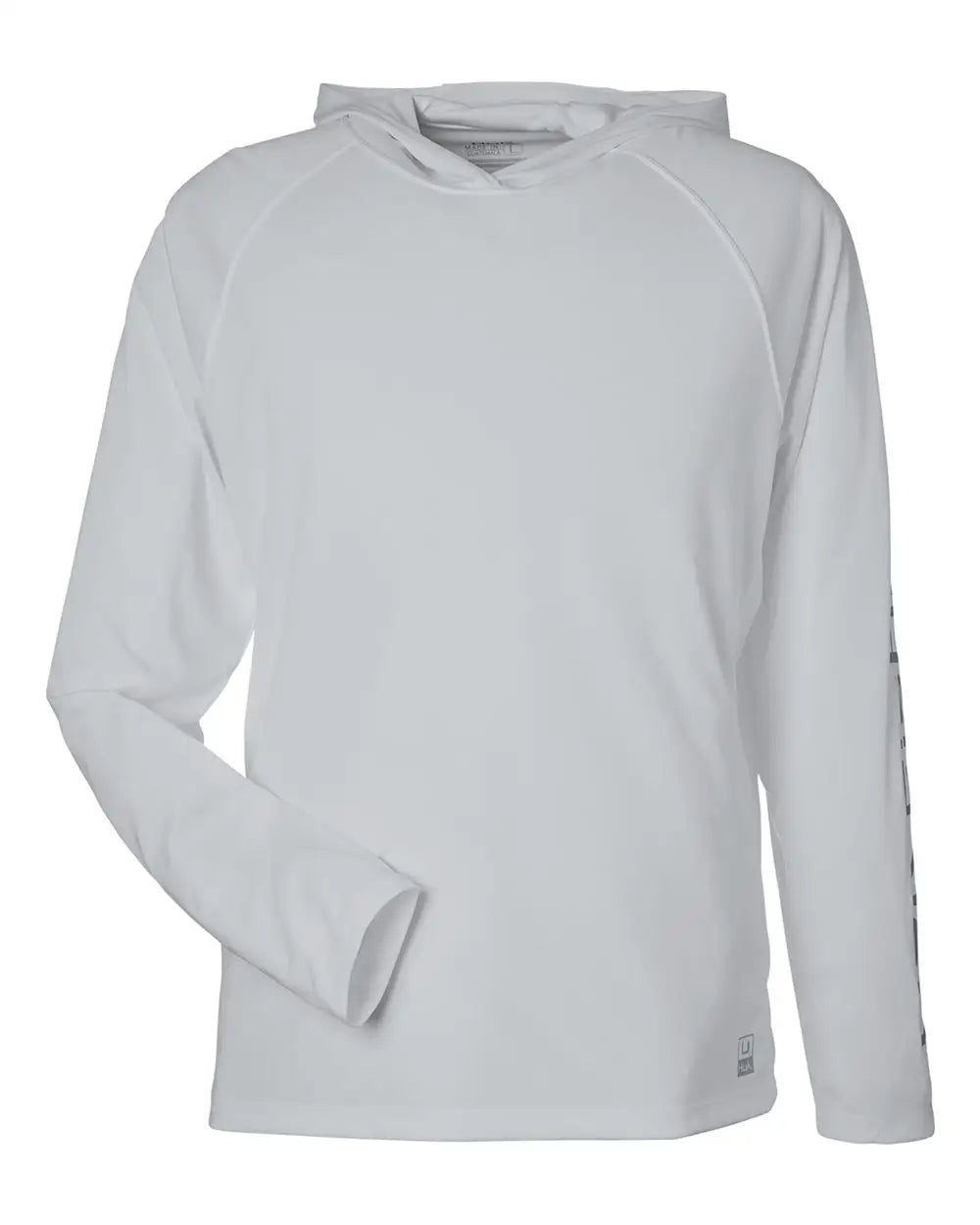 Huk H12l010 Lopro Pursuit Long Sleeve Hooded T-shirt - Harbor Mist - Adult s