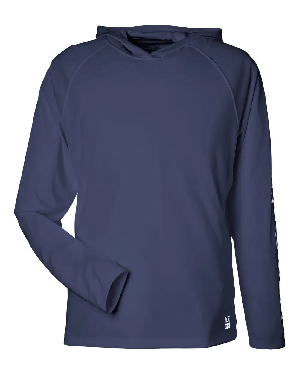 Huk H12l010 Lopro Pursuit Long Sleeve Hooded T-shirt - Naval Academy - Adult s
