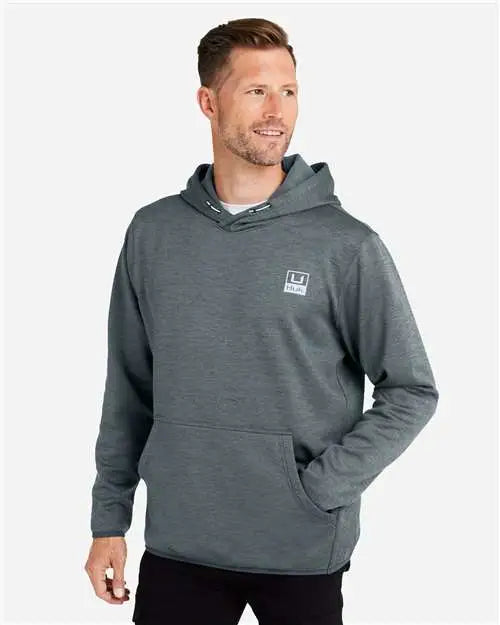 Huk H130093 Performance Hooded Fleece Sweatshirt - Volcanic Ash Heather