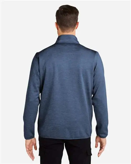 Huk H130098 Cold Front Quarter-zip Pullover - Naval Academy Heather