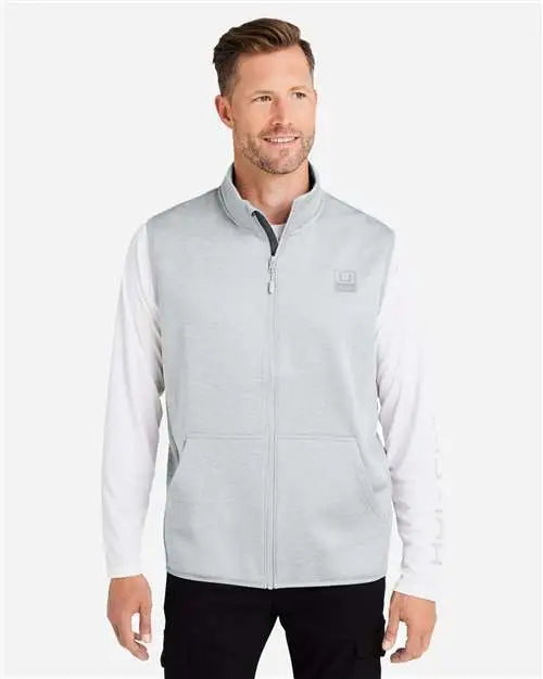 Huk H130099 Cold Front Vest - Harbor Mist Heather