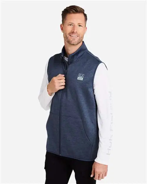 Huk H130099 Cold Front Vest - Naval Academy Heather
