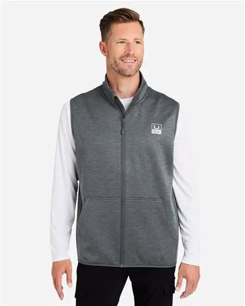 Huk H130099 Cold Front Vest - Volcanic Ash Heather