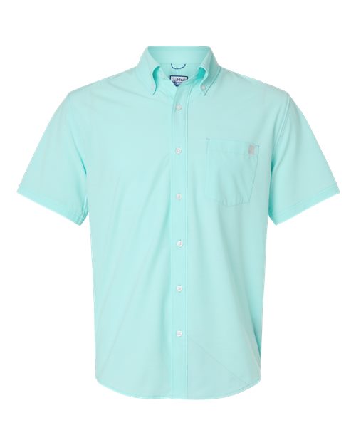 Huk H150154 Kona Solid Shirt - Caicos
