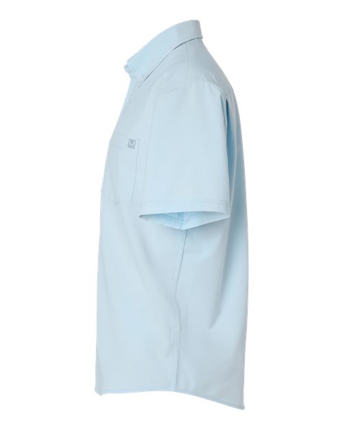 Huk H150154 Kona Solid Shirt - Coastal Drift Heather