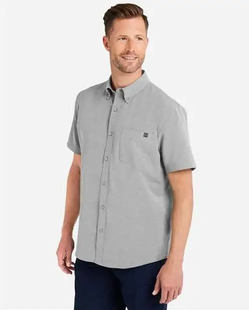 Huk H150154 Kona Solid Shirt - Harbor Mist