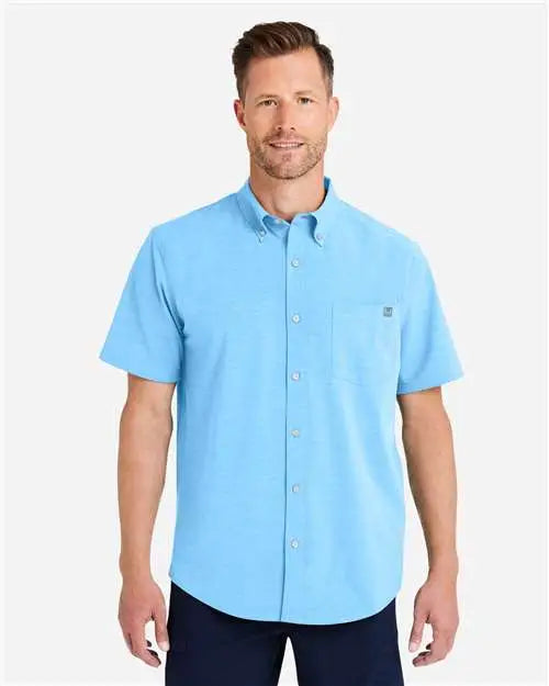 Huk H150154 Kona Solid Shirt - Marolina Blue
