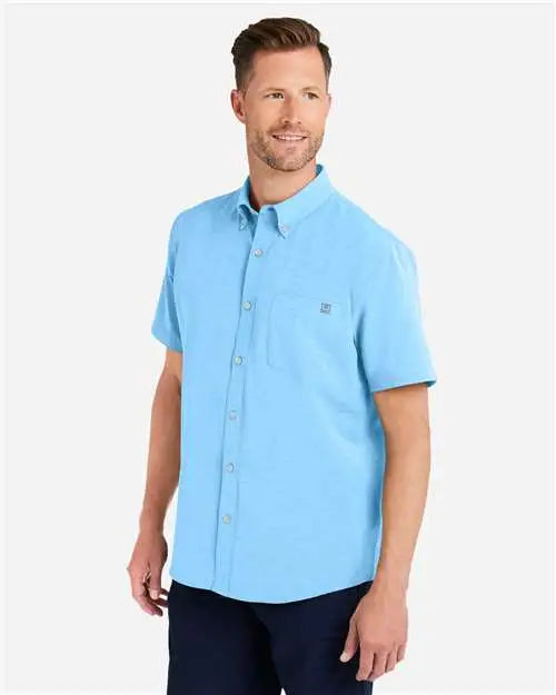 Huk H150154 Kona Solid Shirt - Marolina Blue