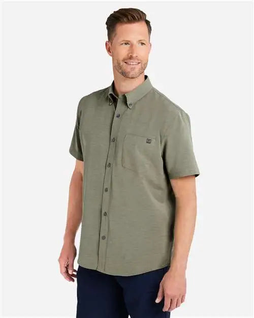 Huk H150154 Kona Solid Shirt - Moss