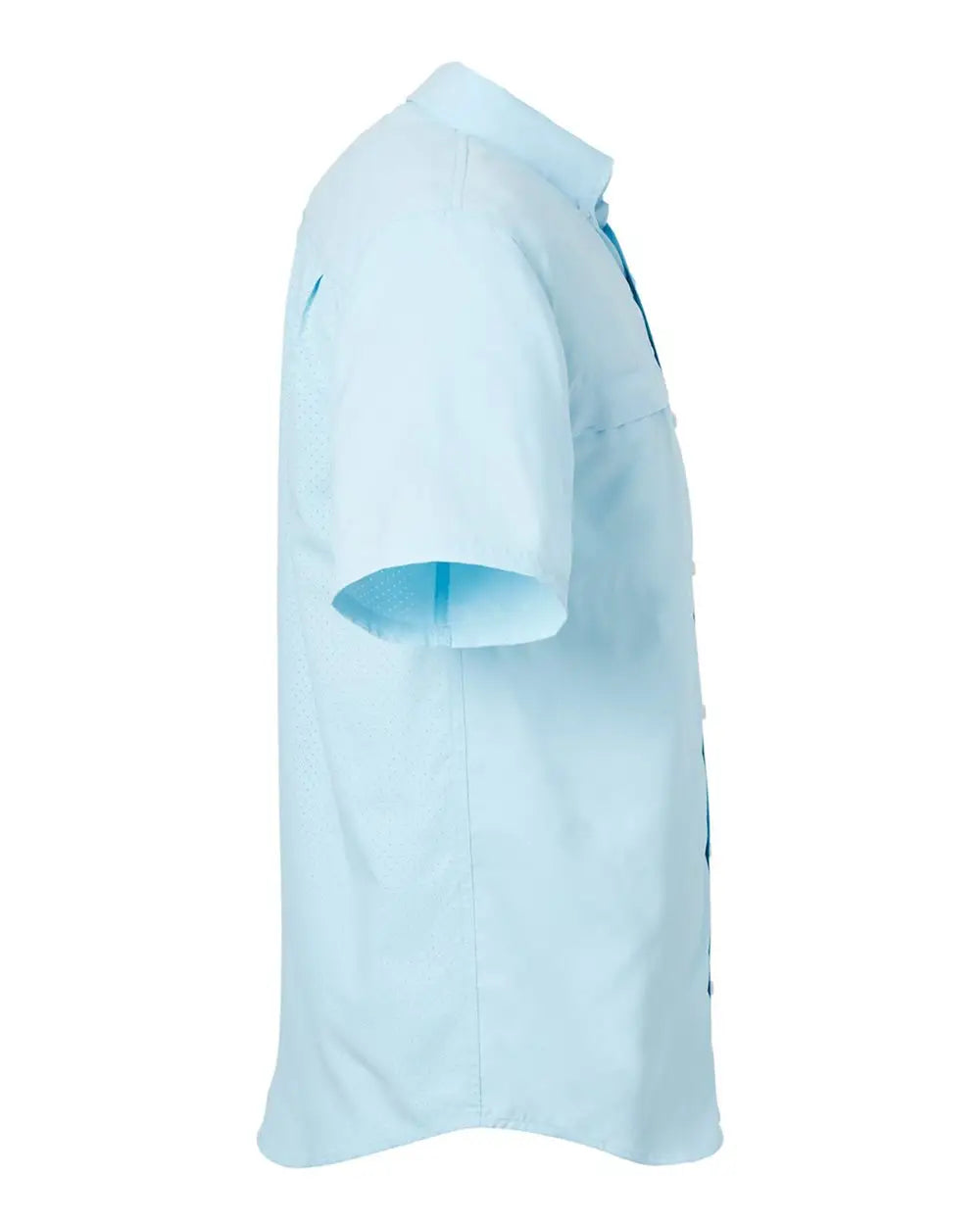 Huk H150171 Tide Point Short Sleeve Shirt - Crystal Blue