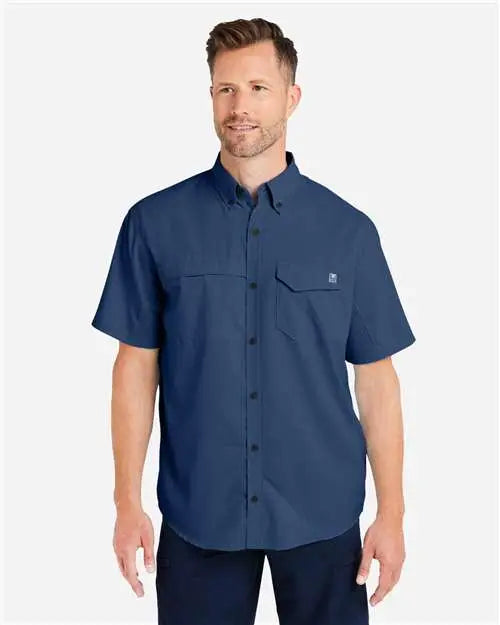Huk H150171 Tide Point Short Sleeve Shirt - Naval Academy