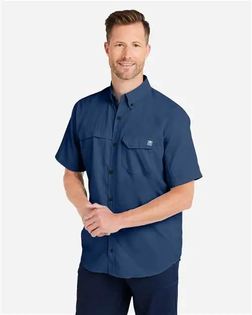 Huk H150171 Tide Point Short Sleeve Shirt - Naval Academy