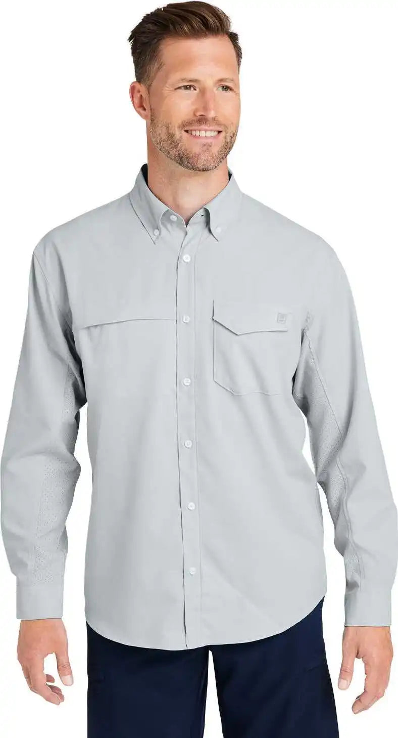 Huk H150172 Men’s Tide Point Long Sleeve Shirt Harbor Mist