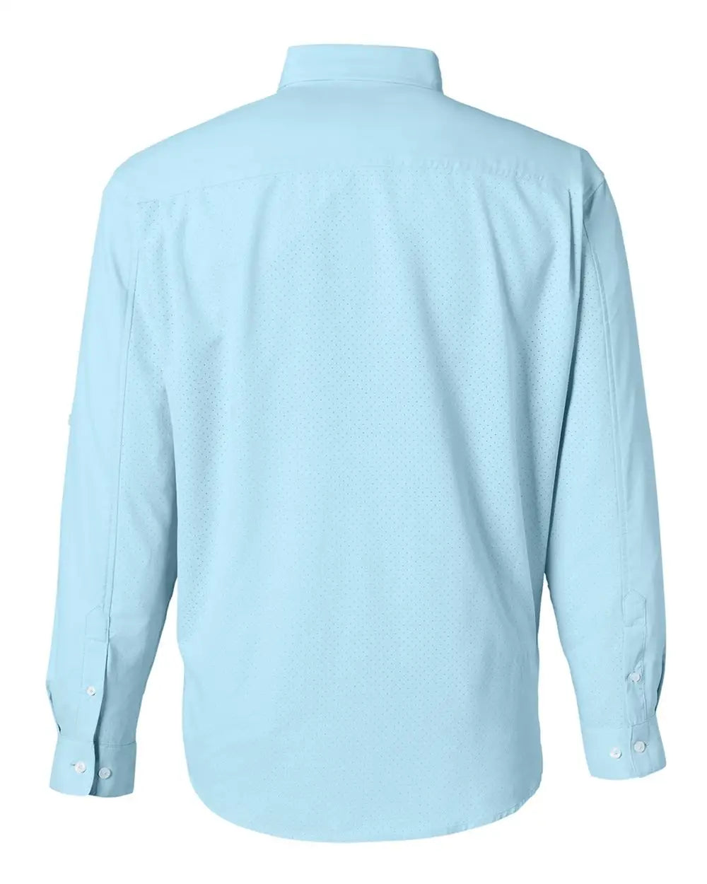Huk H150172 Tide Point Long Sleeve Shirt - Crystal Blue - Crystal Blue / s