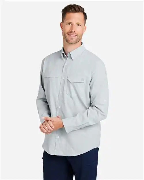 Huk H150172 Tide Point Long Sleeve Shirt - Harbor Mist