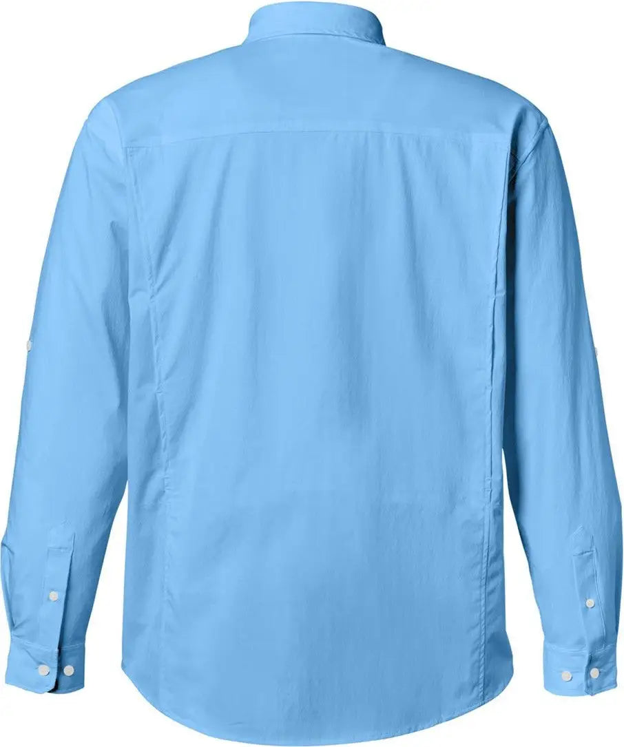 Huk H150184 Creekbed Long Sleeve Shirt - Marolina Blue