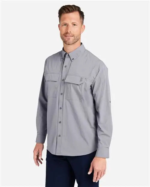 Huk H150184 Creekbed Long Sleeve Shirt - Night Owl
