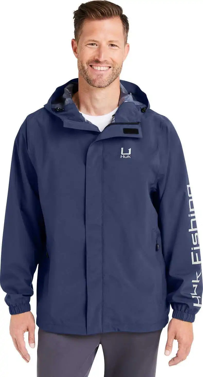 Huk H400159 Men’s Storm Rain Jacket - Naval Academy