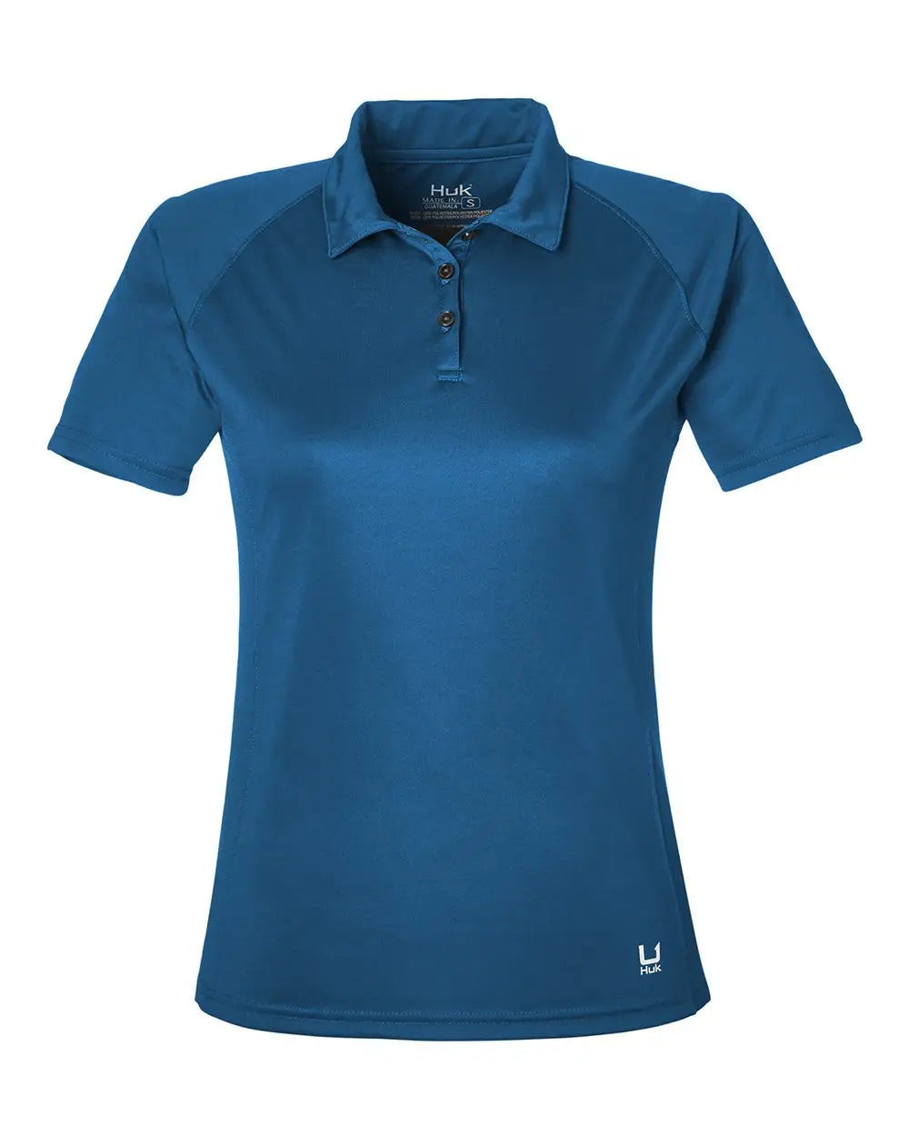 Huk H612l03 Women’s Lopro Solid Performance Polo - Set Sail - Ladies Xs