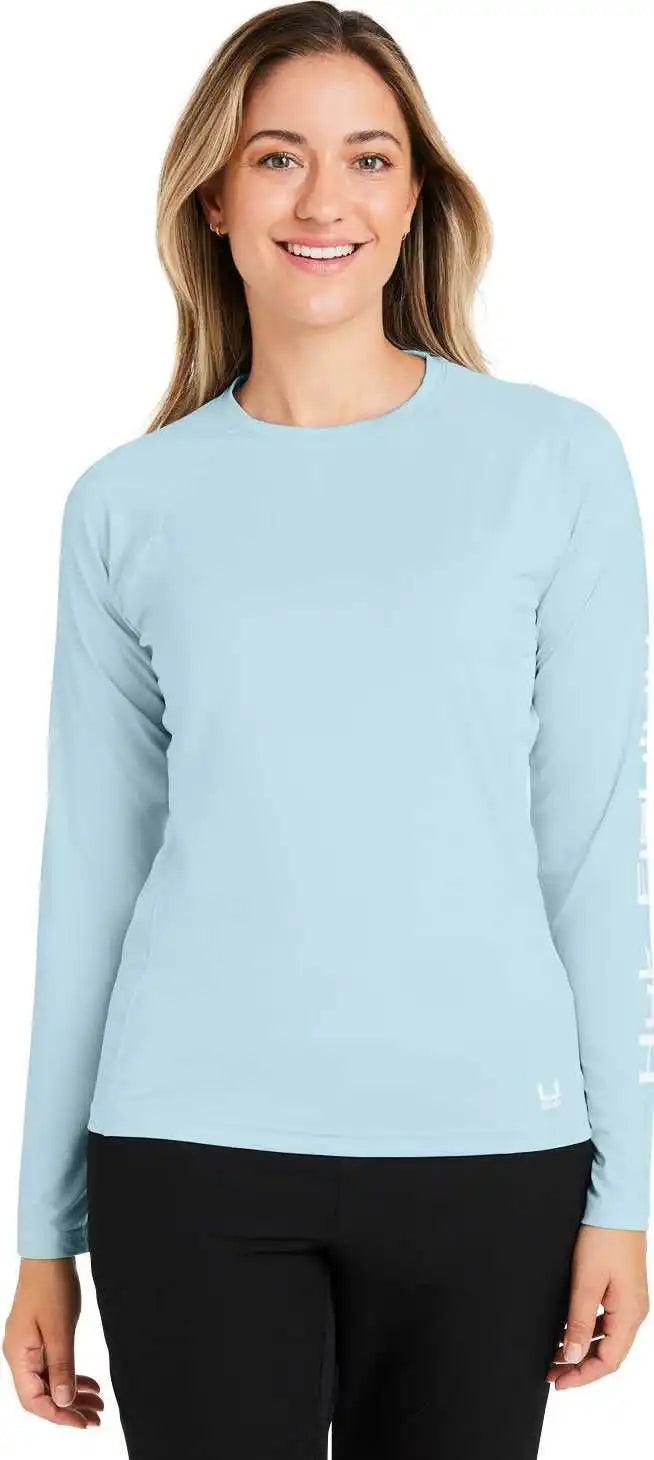 Huk H612l04 Ladies’ Pursuit Long- Sleeve T-shirt - Plein Air