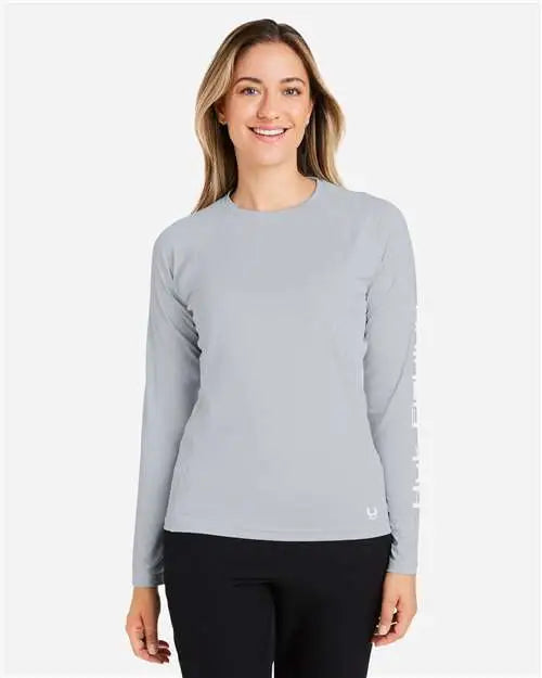 Huk H612l04 Women’s Lopro Pursuit T-shirt - Harbor Mist