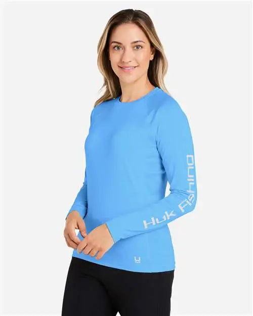 Huk H612l04 Women’s Lopro Pursuit T-shirt - Marolina Blue