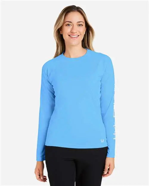 Huk H612l04 Women’s Lopro Pursuit T-shirt - Marolina Blue