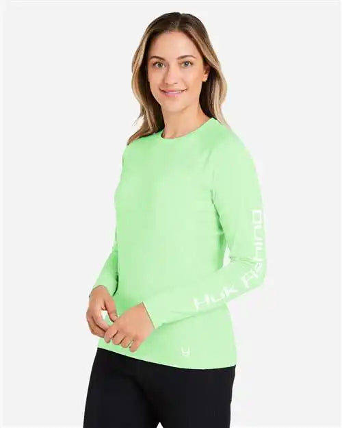 Huk H612l04 Women’s Lopro Pursuit T-shirt - Patina
