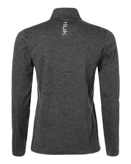 Huk H6130024 Women’s Coldfront+ Quarter-zip Pullover - Volcanic Ash