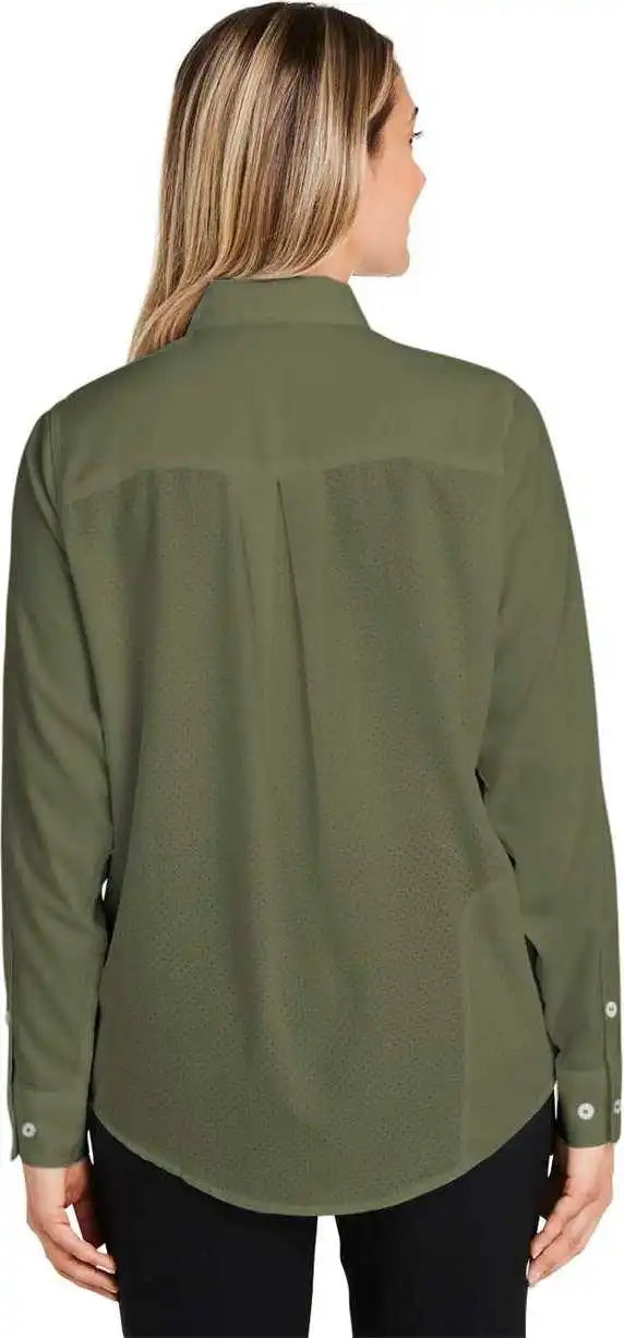 Huk H615006 Ladies’ Tide Point Long Sleeve Shirt - Moss