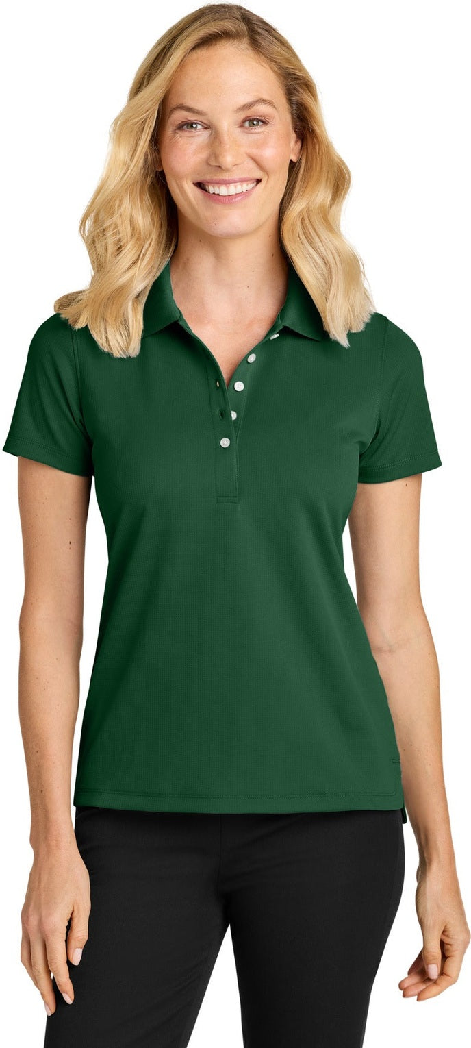 HunterGrn Port Authority Women's Dry Zone Stain-Release Grid Polo LK845