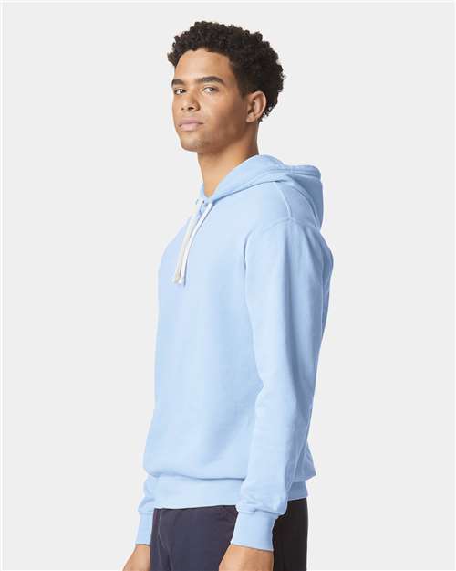 Hydrangea Garment-Dyed Lightweight Fleece Hooded Sweatshirt - 1467