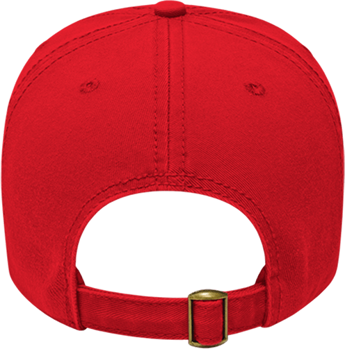 Cap America i1002 Relaxed Golf Cap - Red